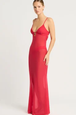 Cindy Ring Maxi Dress*bond-eye Hot